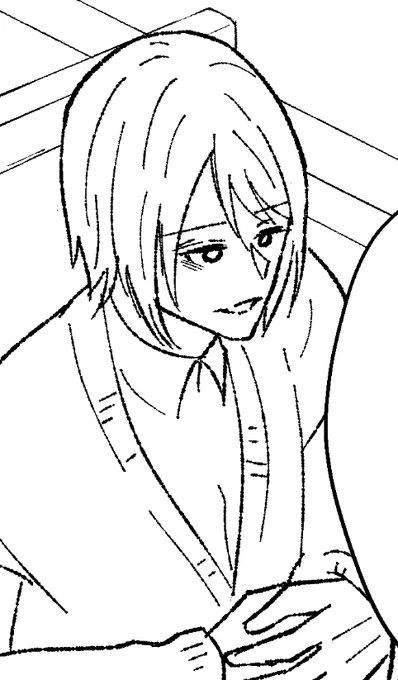 ずっと列車の中で喋ってるだけ漫画を描いてる、 