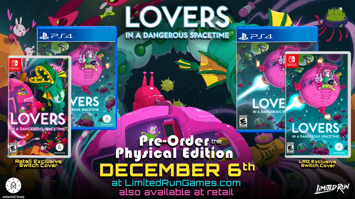 LimitedRunGames's tweet image. Find &amp;amp; combine powerful space-gems to customize your ship&apos;s load-out. Each gem gives different abilities, providing the right tools for every situation.

Pre-order Lovers in a Dangerous Spacetime today at:
▪️Limited Run: bit.ly/3UjtbNJ
▪️Amazon: amzn.to/3Vrgx0B