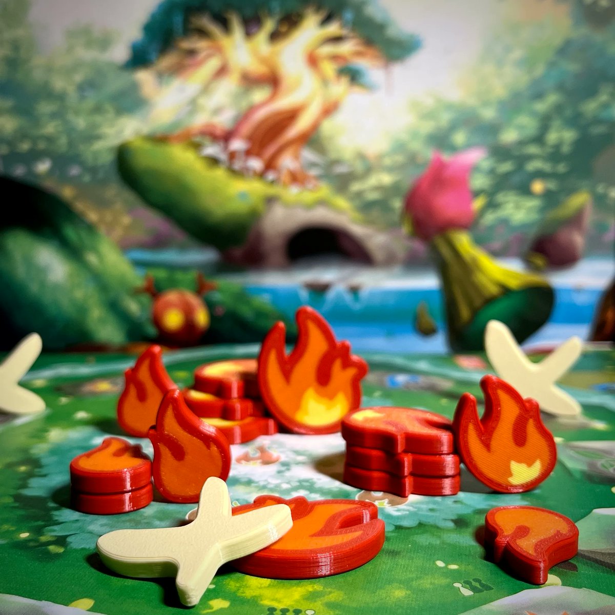 EurohellDesign's tweet image. Do you enjoy playing 🦊🌲LIVING FORREST by @ludonaute.games ? In case you do, you might wanna consider our fire and X tokens which are really fun to play with 😉
 #eurohelldesign #boardgames #livingforrest