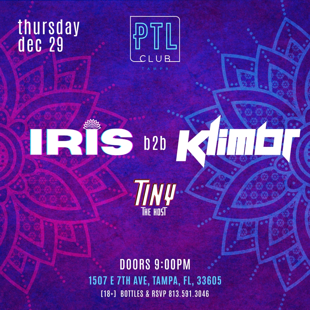 PTLTampa's tweet photo. You can’t miss out this Thursday!!!!! 🤩 @iris_djofficial + @klimbrmusic will be with us. 🔥🔥🔥 

⚡️🍻 • Open bar for ladies until 12AM •🍻⚡️

#tampanightlife #tampaevents #ybor #techno #floridaedm #edm #djiris #klimbrmusic #thingstodointampa #thursdayvibes #utampa #yborcity https://t.co/YhBD2kBoq7