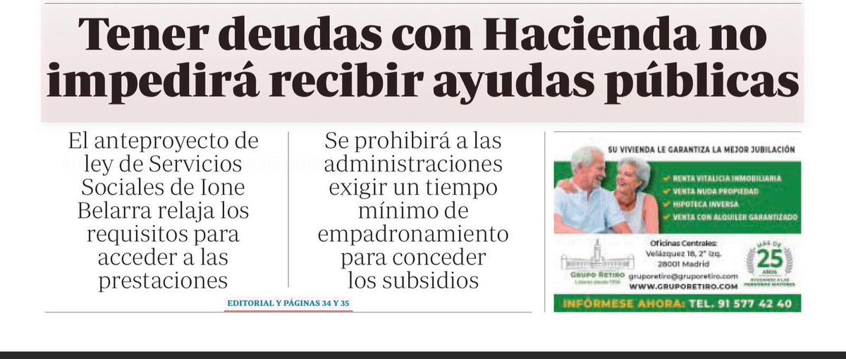 Preocupa muchísimo la inseguridad jurídica. El traje a medida hecho para los que no cumplen. 

Y los autónomos, pequeños y medianos empresarios y las familias, que no pueden más.