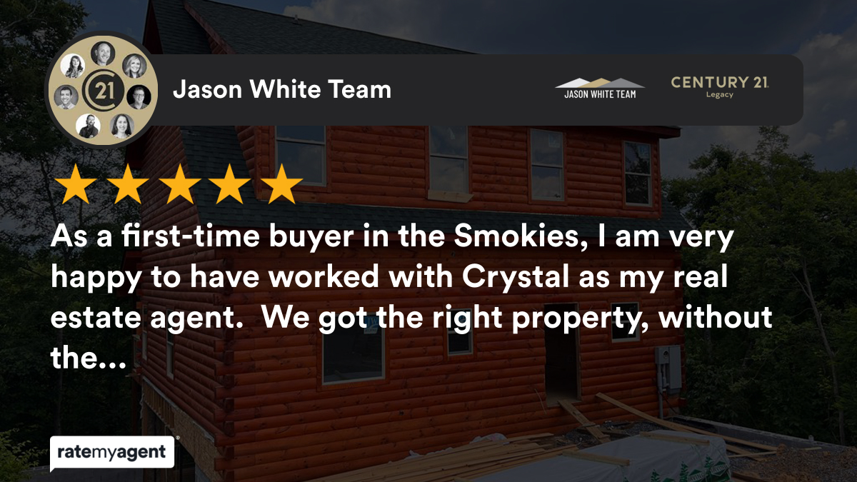 JasonWhiteTeam's tweet photo. Our team’s latest RateMyAgent review in Sevierville
TN 339600
https://t.co/6Ou13kUhzX

...
#ratemyagent #realestate #Jason_White_Team https://t.co/G6mx40OuPY