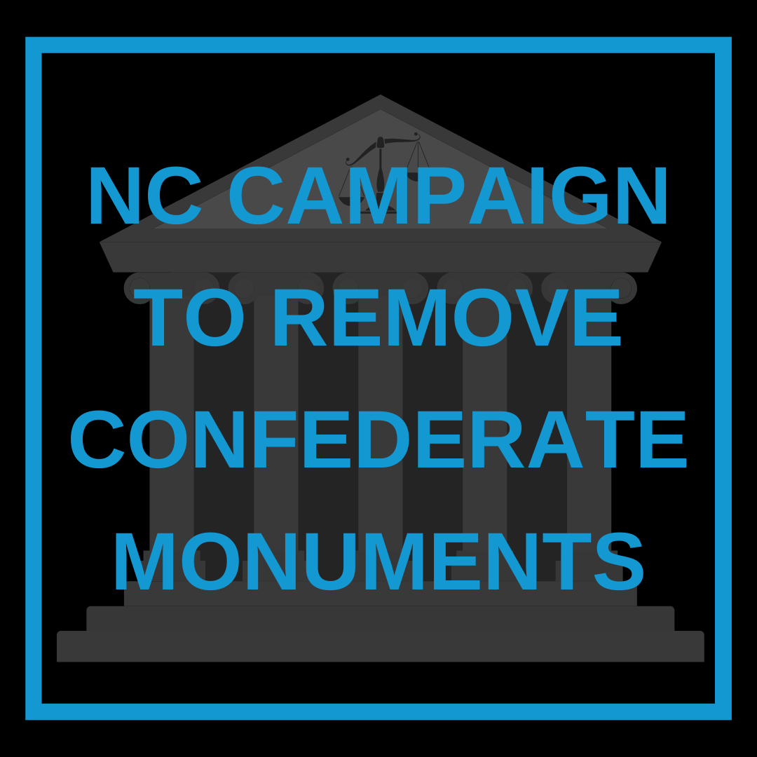 Confederate monuments, statues, plaques, and other symbols guard the entrances to North Carolina courthouses, but they negate the very ideal of equal justice for all.
Be sure to keep NC CRED in mind for your end of year giving. Visit nccred.org/donate/