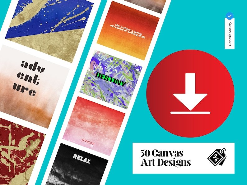 50 handmade and unique canvas prints available now - download them and print! Winter sale is active for all items.

etsy.com/shop/GenesisSo…

Thank you!❤️

#etsyshop #EtsySocial #etsystore #etsygifts #etsylovers #etsylove #etsycoupon #etsysale #canvas #print #wallpaper #walldecor