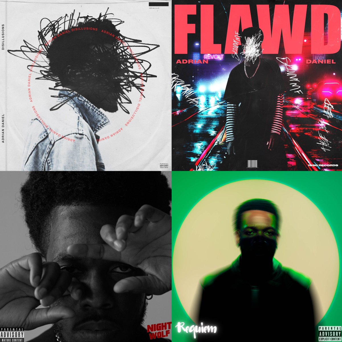 adriandanielBK's tweet photo. I think itโs been enough time now. Which is your favorite? Rank 1-4. #disillusions #flawd #nightwolf #requiem https://t.co/Hxjwpfvend