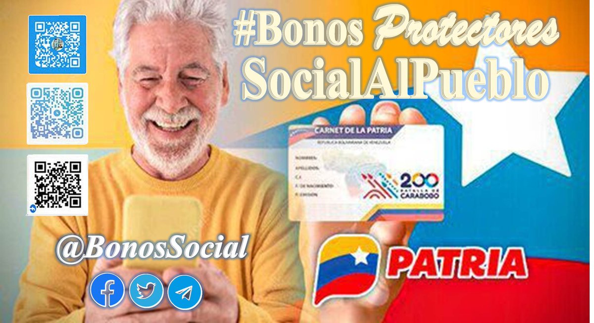 BonosSocial's tweet photo. 📢 #PENDIENTE: En las próximas horas o días a través del #SistemaPatria se estará acreditandose el Bono de #EconomíaFamiliar mes (diciembre 2022).

📌 Recuerda este beneficio son entregado los primeros y últimos de cada mes.

@BonosSocial 
#TradicionesYAlegrías https://t.co/kAcBfeQCp9