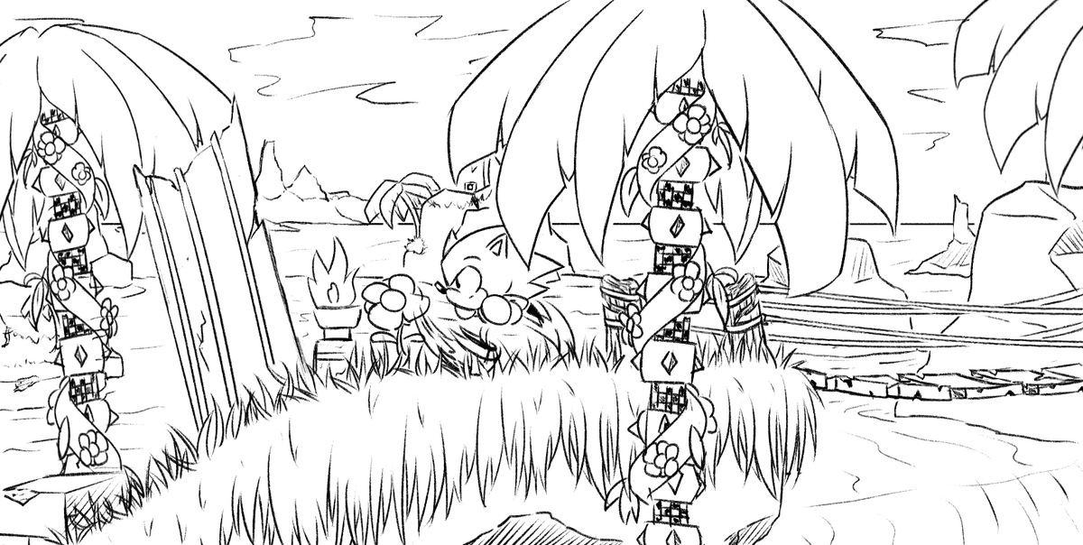 SonicInfinitude's tweet photo. Introducing the new ground tiles for our first zone, inspired in what we had before. By the way, what zone names come to your mind when you look at this zone? https://t.co/PtDXpliRHM