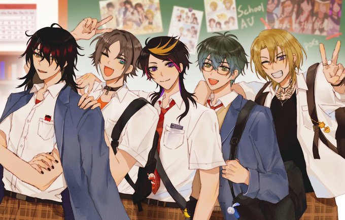 School AU 6#drawluca #MystArt #YaminoArt #Akurylic #Ikenography 