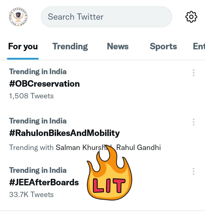 Official_AISU's tweet photo. Our hashtag #JEEAfterBoards is trending🔥🔥 https://t.co/jaEw77DjiC