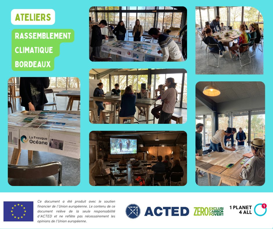 Les 17 et 18/12, 1Planet4All a organisé son 1er rassemblement climatique en France, à Bordeaux - un beau week-end rempli d'échanges ! Un grand merci à tous les participants et animateurs qui ont partagé leurs connaissances et outils pour mieux s'engager pour l'environnement🌎