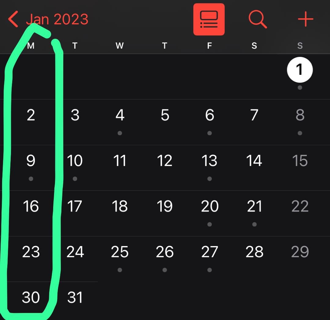 rvnsibirwa's tweet photo. But is it necessary to have 5 Mondays? Isn’t it tough enough just being January? https://t.co/ywl9T2Jqdb