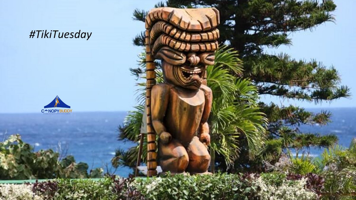 Tikis can be traced back to ancient Polynesian culture, which explains their influence on many different islands.  #Tikis #TikiTuesday #CanopyBuddy #IsldandLife #Cool #Art #Culture