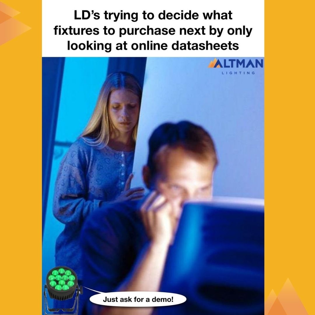 Data sheets can provide a lot of helpful information...

BUT, nothing beats actually seeing how a fixture will work in real life!

That's why Altman lets you demo all of our most popular fixtures!

Contact your Altman Dealer and book a demo today!