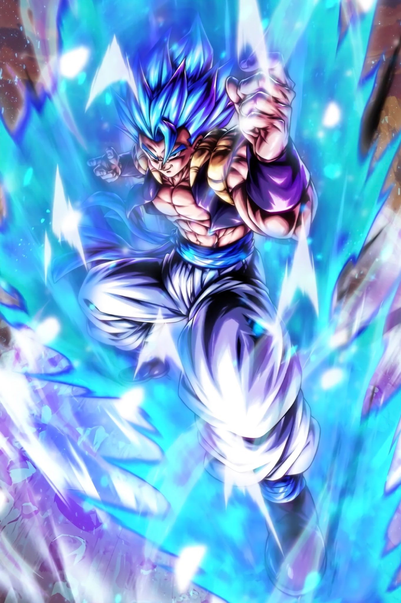 Ultra Gogeta Blue Card Art (Live Wallpaper/Loop/DL) #DBL