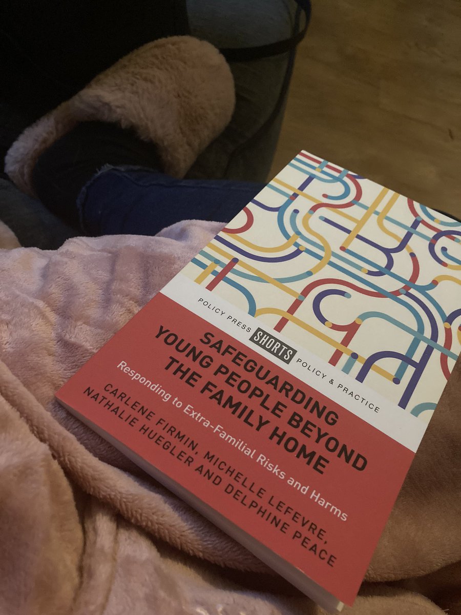 As I’m sure a lot of social workers will identify with, as soon as I finished work I got poorly 🤒 so after powering through the last couple of days I’m snuggled up in my blanket hoody from my son, my slippers off one of my looked after children and <a href="/carlenefirmin/">Prof. Carlene Firmin</a> new book ❤️