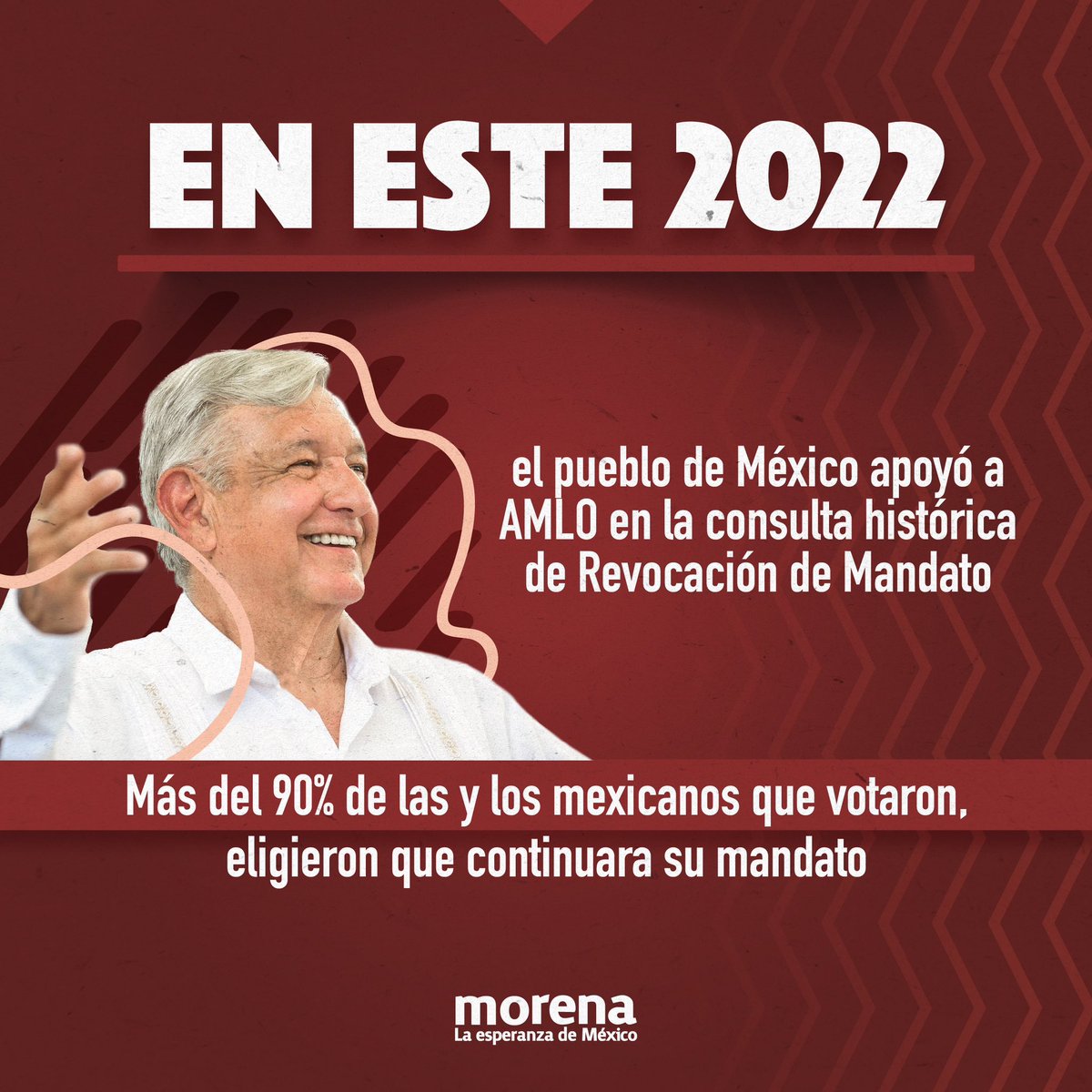 Morena tweet media