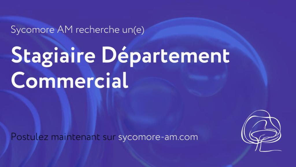 #GreatPlaceToWork Sycomore AM recherche 1 Stagiaire Département Commercial pour une durée de 6 mois. 

Postulez dès maintenant : bit.ly/3C3iAAm