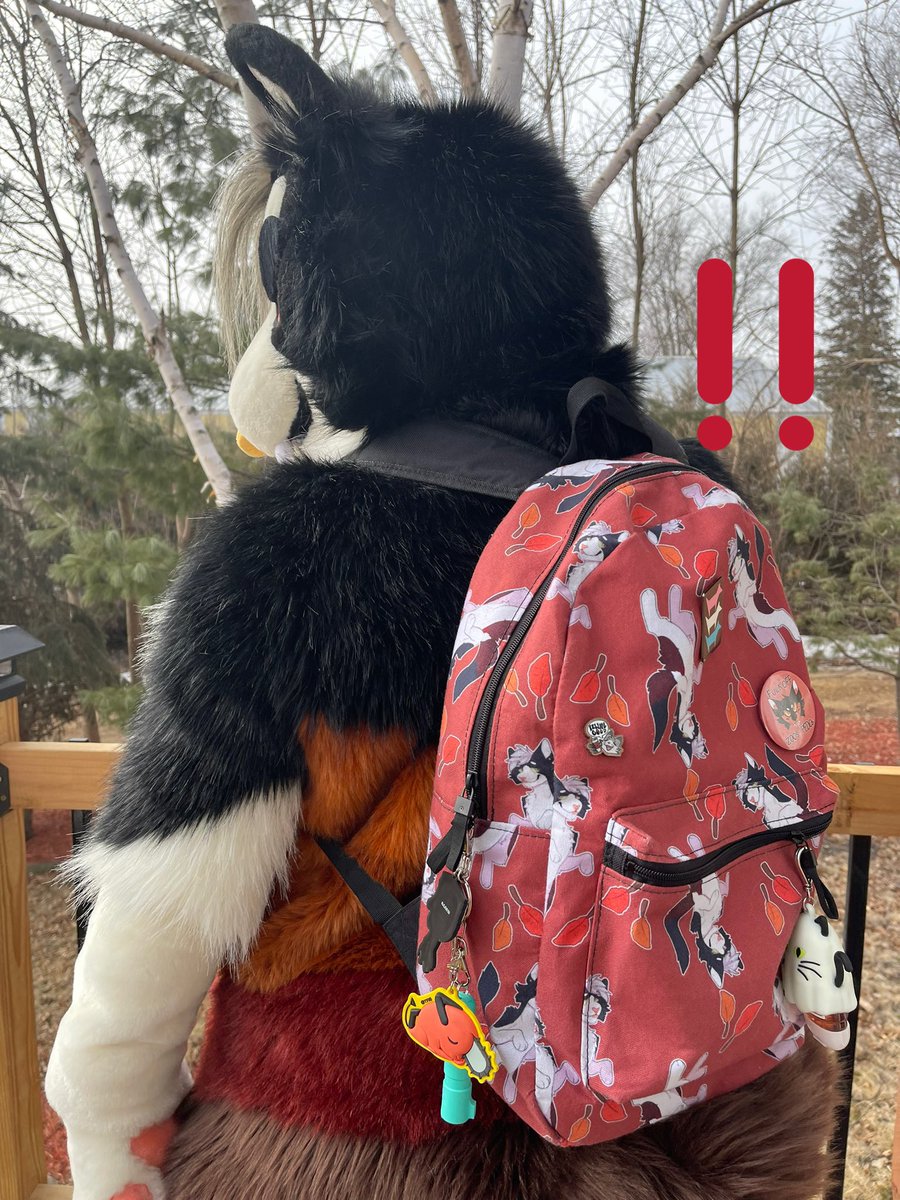 LakeMutt's tweet image. 🎒CUSTOM BACKPACK GIV/EA/WAY 🎒

1️⃣ WINNER RECEIVES 1️⃣ CUSTOM BACKPACK OF THEIR FURSONA 🦊 🐱 

2️⃣ND place wins possum trio ‼️

✨ RULES: ✨ 
- RT &amp;amp; Follow ‼️
- Comment ur ref &amp;amp; fav season ❄️ ‼️

Ends when I reach 6️⃣.5️⃣k foll/owers !! 🐶 

Tysm for all the supportive this yr!! 🫶