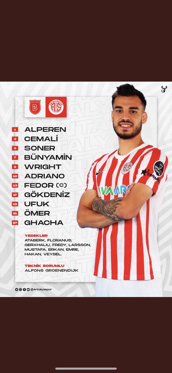 Şapkamızı önümüze koyup gerçekleri konuşalım

Alperen 
Cemali
Soner
Gökdeniz süper lig seviyesinde futbolcular değil

Fedor
Ömer Toprak
Luiz Adriano sezon sonu futbolu bıraksa kimse neden bıraktın demez

11 oyuncunun 7’si bitik

Laf kalabalığına gerek yok

Herşey ortada