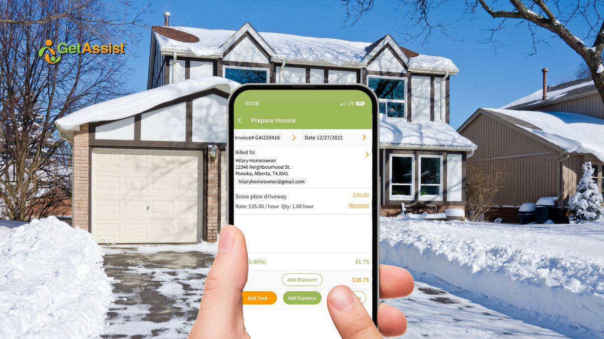 GetAssistApp's tweet image. During your #busyseason, you need a way to invoice, #getpaidfast, &amp;amp; get on to the next job. That&apos;s where the GetAssist #InvoicingTool comes in. Just type in the service and price and email the invoice to your customer.

Join the GetAssist Business Network: getassist.com/business-signu…