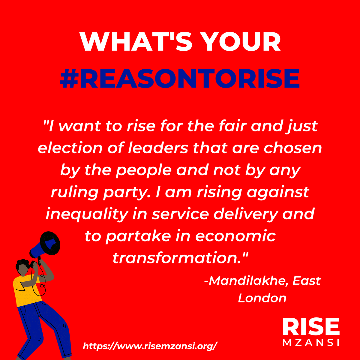 Rise_Mzansi's tweet photo. This is Mandilakhe’s #reasontorise. 

What's your reason to rise? 

Send us your reason using the #RiseMzansi and we will share it on our platforms 🇿🇦 https://t.co/qGtsQtdb1w