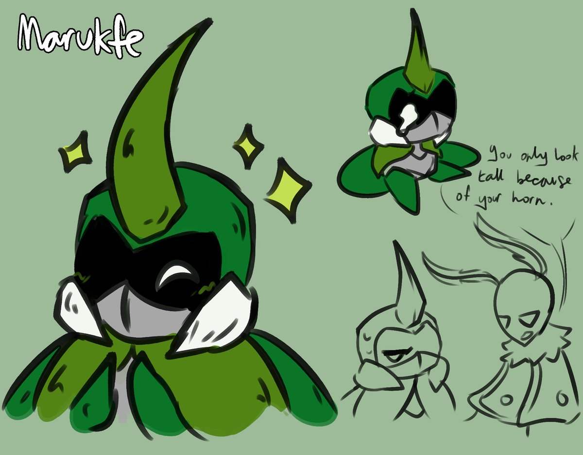 Marukfe's tweet photo. This green lil beetle is such a babyman i love him
#bugfableskabbu #bugfables #bugfablesfanart #doodles #weeeee https://t.co/Fxh0sNqfgH