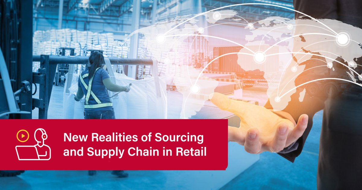 WSBCPED's tweet image. Disruption from the COVID-19 pandemic has created new realities for sourcing and #supplychain. Join us Wednesday January 25 for a webinar that will explore the current state of #retail supply chain management. go.wisc.edu/new-realities-…
