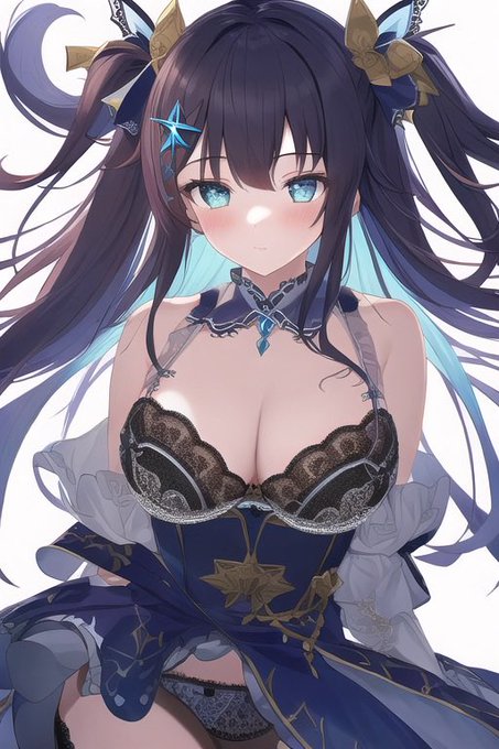 #AIイラスト 
#AIart  
メロンさんに委託の下着本が予約完売してるみたい
増刷するべきか? 