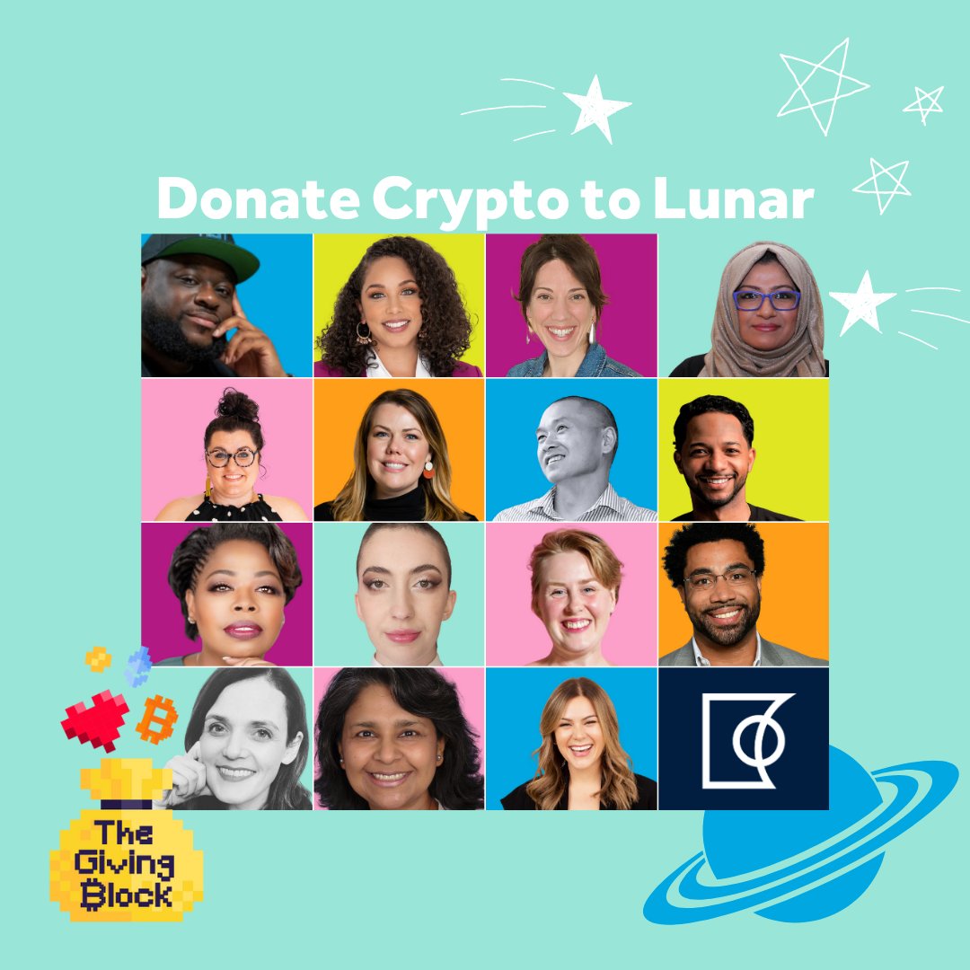 It’s the last week of #BagSeason — do you have crypto to give? 💸

Donate your #crypto to Lunar to join us in supporting BIPOC, LGBTQIA2+, women, &amp; non-binary entrepreneurs.

Make your donation before the end of the year to include it on 2022 taxes: bit.ly/3TJghIv