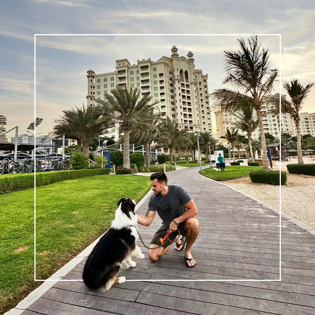 This is the definition of a happy moment!
What’s your go to place to walk your furry friend? 🐶

#NakheelCommunities #MadeForLiving