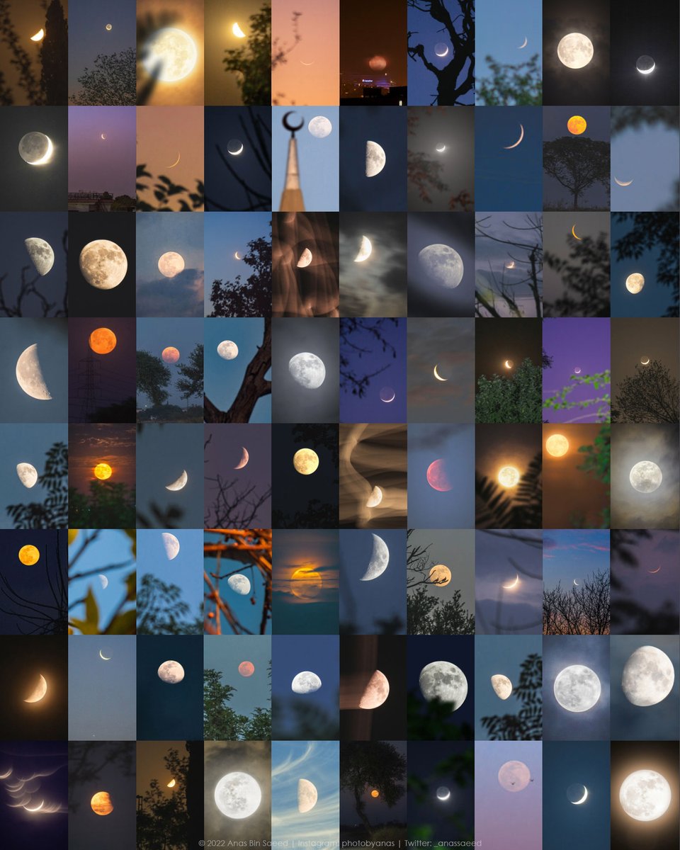 _anassaeed's tweet photo. Shots of moon I have taken this year. https://t.co/rMTmRH65jF