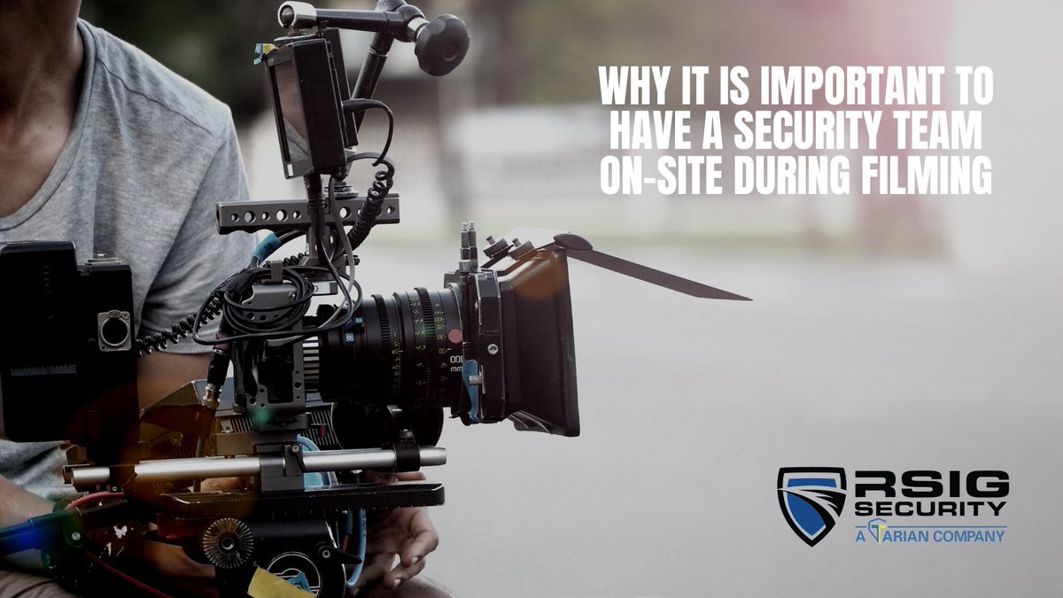 Film and entertainment industry security is important to protect the safety and well-being of both the industry and its workers. 

#RSIGsecurity #SecurityProvider