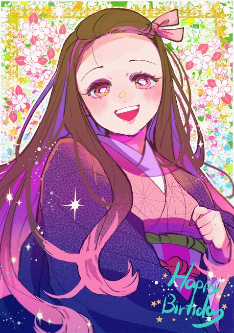#竈門禰豆子生誕祭2022#竈門禰󠄀豆子誕生祭2022貴方の笑顔がとても大好きです今年もおめでとう 