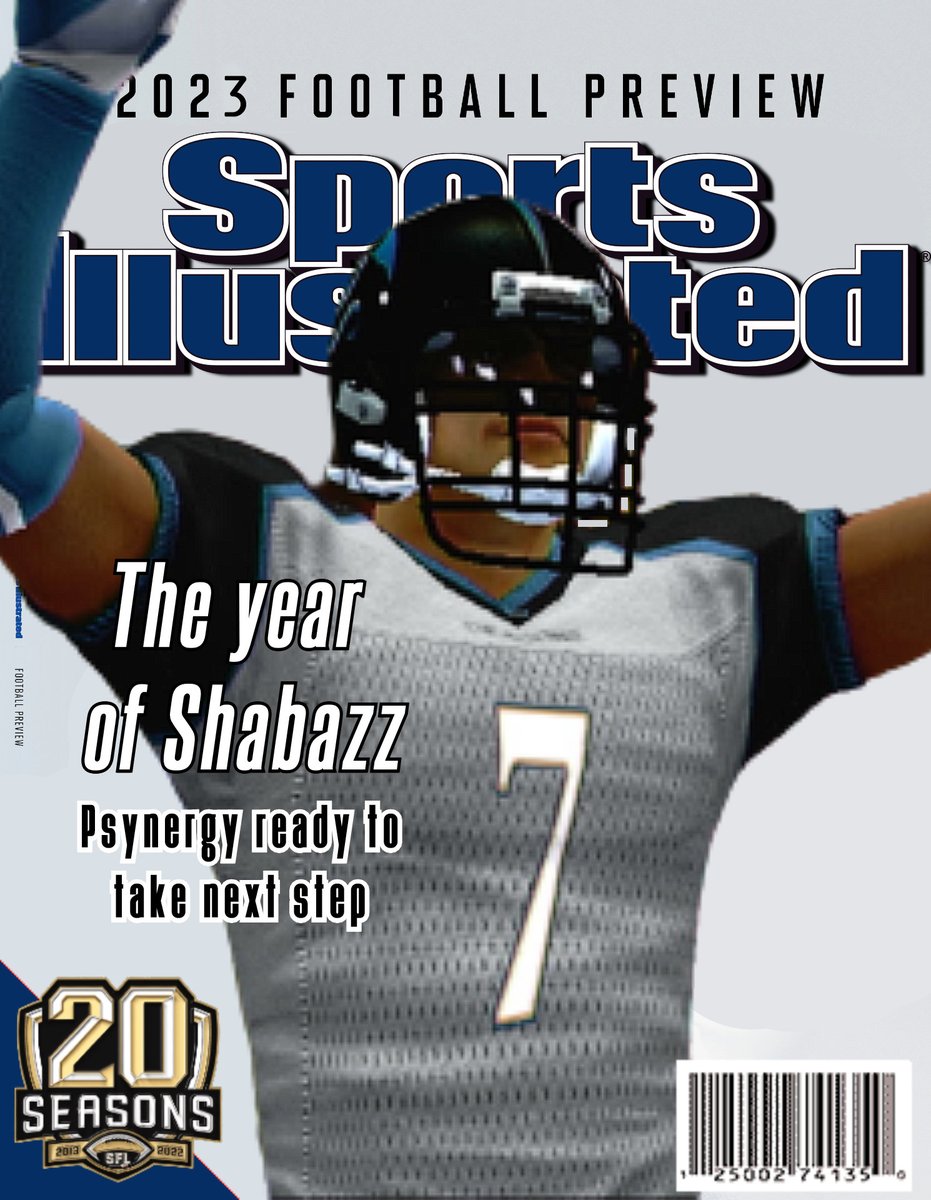 SFL_DCDragons's tweet photo. D.C. Dragons fans! You might want to head out to your local stores for this one. A profile of your QB1, Shabazz Psynergy, is hitting store shelves in anticipation of the upcoming 20th season of the @simulationfl. #TheFireRises🔥 https://t.co/5MneHQYido