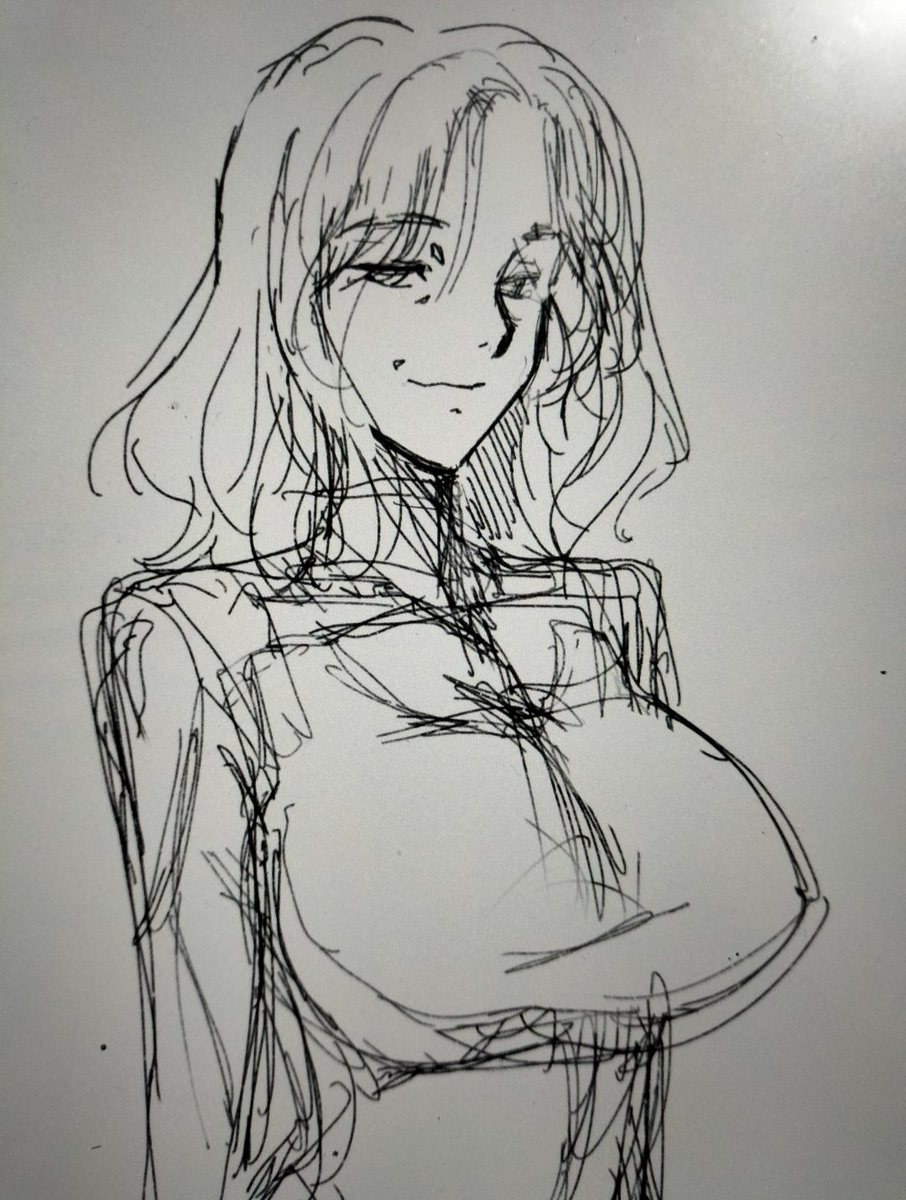 1枚目、pixiv用に身長比較も兼ねて神戸ロボ娘さんを並べてみました。
2、3枚目は青髪ロボ娘さんのお婆ちゃんのラフ(戦艦ミカナギの船医)
4枚目、神戸巨大ロボ娘さん(ポートタワーと同サイズなので細い所を詰めて巨大感を出さないとですね)のラフになります(⁠◍⁠•⁠ᴗ⁠•⁠◍⁠) 