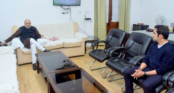 Indian_Analyzer's tweet photo. MP Gautam Gambhir meets Home minister Amit Shah.

This meeting comes at a time when BJP is looking for new Delhi BJP President 👀 https://t.co/hvuEf0XaBC