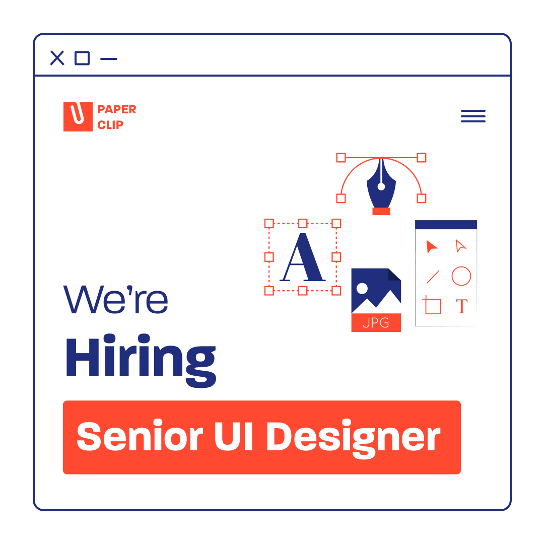 DesignPaperclip's tweet photo. Do you have an eye for clean and artful design to create beautiful, intuitive and functional user interfaces with experience under your belt? If yes, we would love to have you as a part of our team! 
To apply, visit https://t.co/NAYTwSszV6 ! https://t.co/d3iH0WJ5Tu