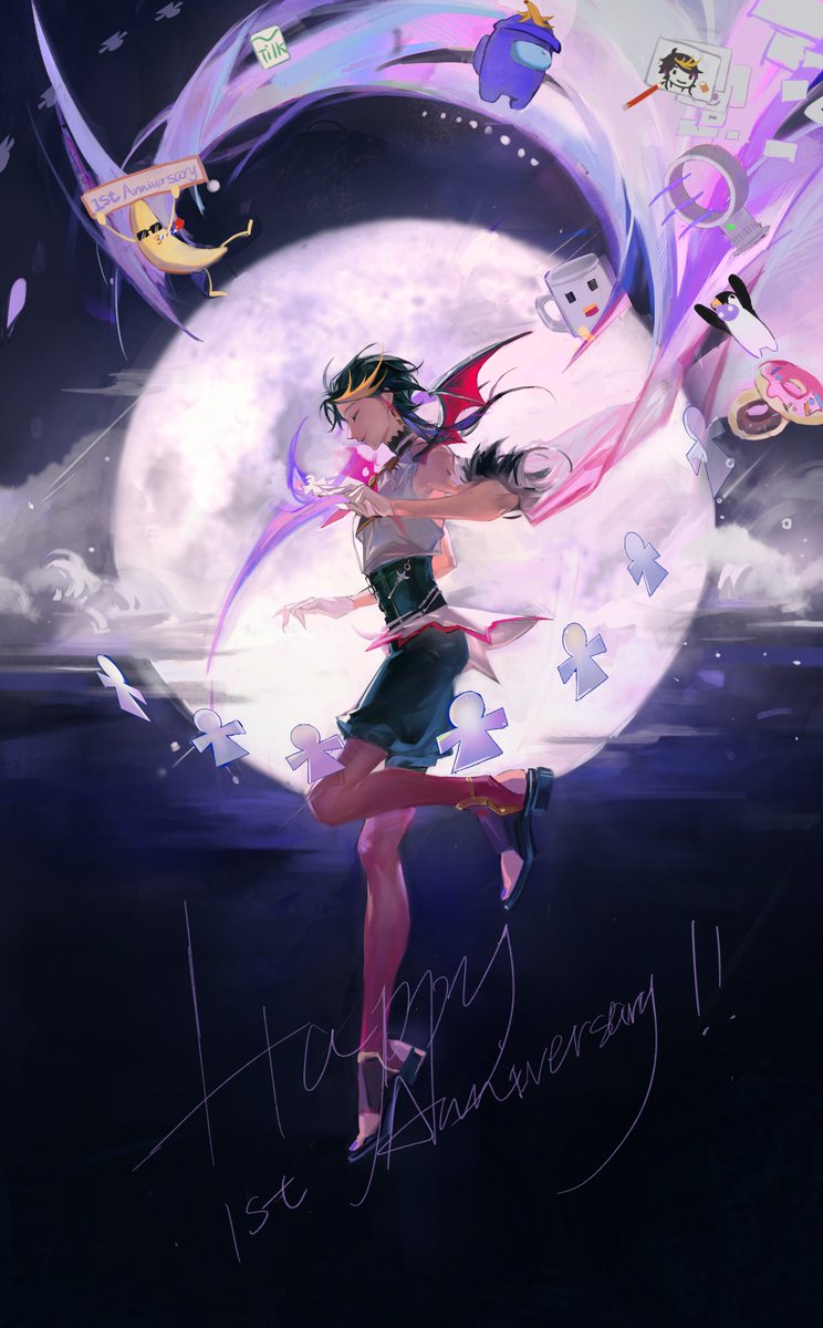 ✨Happy 1st Anniversary!!✨🤟👍👏
#YaminoArt