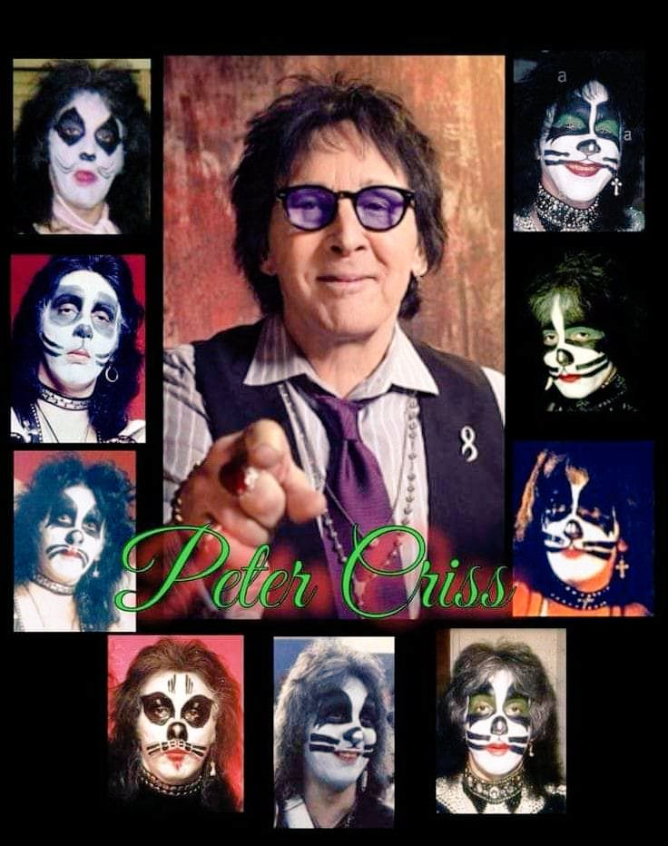 Happy birthday   PETER CRISS  
December 20, 1945 77 
