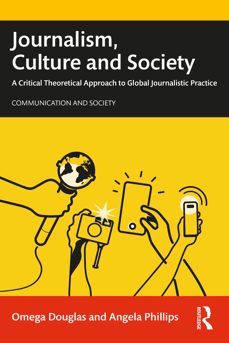 routledgebooks's tweet photo. Drawing upon a range of theoretical perspectives, including cultural studies, postcolonial theory, critical race studies, political economy and sociology, this volume examines journalism as a democratic necessity that often fails to live up to its promise.
https://t.co/yZxWLZZtXa https://t.co/EcqoQ9UWAK