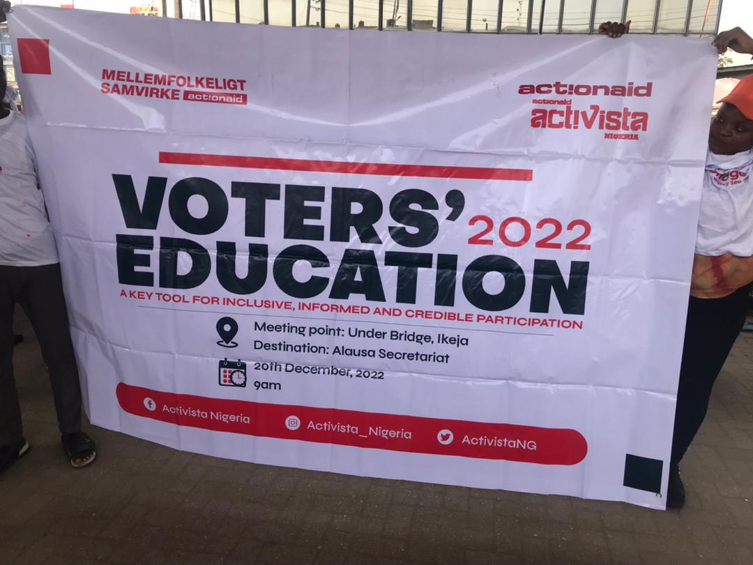 Ongoing!!!

Activista Nigeria in the Lagos state capital for a continuous voters education walk

#YourDecisionYourFuture
#MakeYourVoteCount
#CollectYourPVC