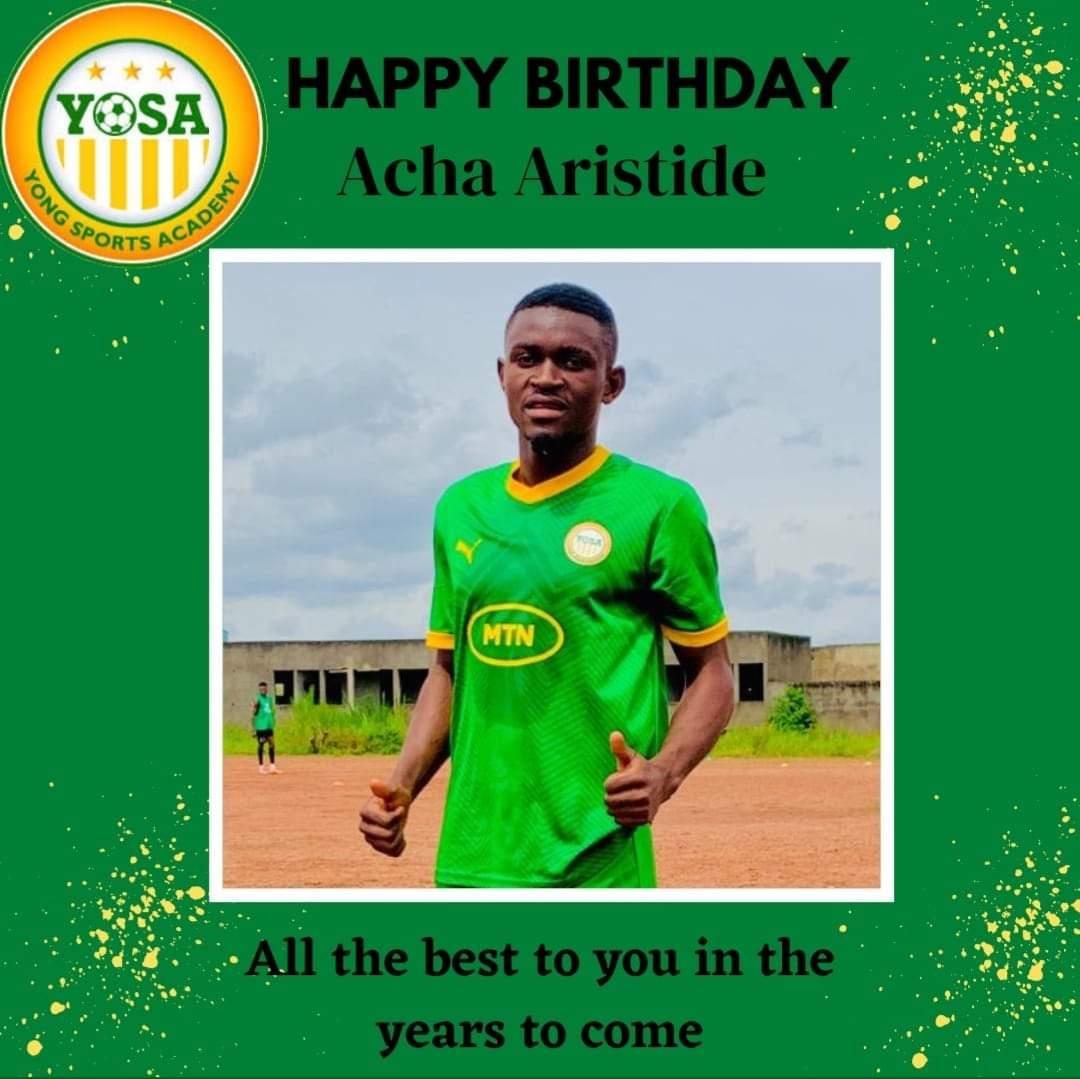 Birthday blessings to our right back #Acha_Aristie who is also celebrating a new age today