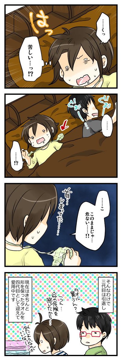 わたくし、タオルが大好きで「おやすみタオル」と名付けた1枚を大事に大事に使ってるんです。
こちらは2017年の記事…この頃におやすみタオルが4代目に代替わりしました。
記事はこちらからどうぞ👇
https://t.co/tKZ0StmYjd