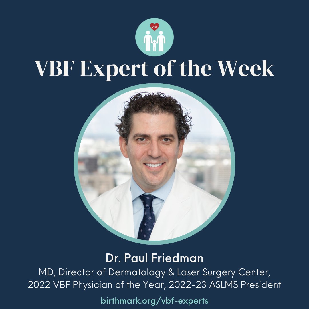 Presenting our #VBF Expert of the Week! Contact or read more about this Expert here: birthmark.org/vbf-experts 

 <a href="/drpaulmfriedman/">Paul M. Friedman, MD</a>