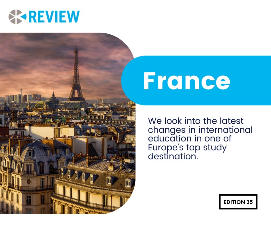 ThePIEReview's tweet photo. In the next edition of The PIE Review we will look into the latest changes in international education in one of #Europe's top study destinations- #France.

Email sales@thepienews.com if you would like to feature your #intled organisation in this article! https://t.co/UUPYWBACwV