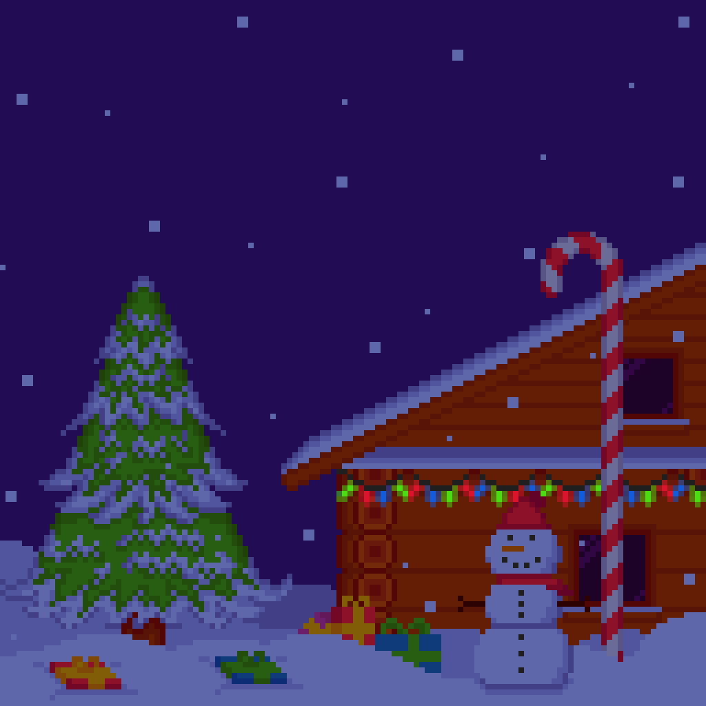 ImKike19's tweet photo. A cold night at christmas...

#PixelArt https://t.co/hTs0osxyK8