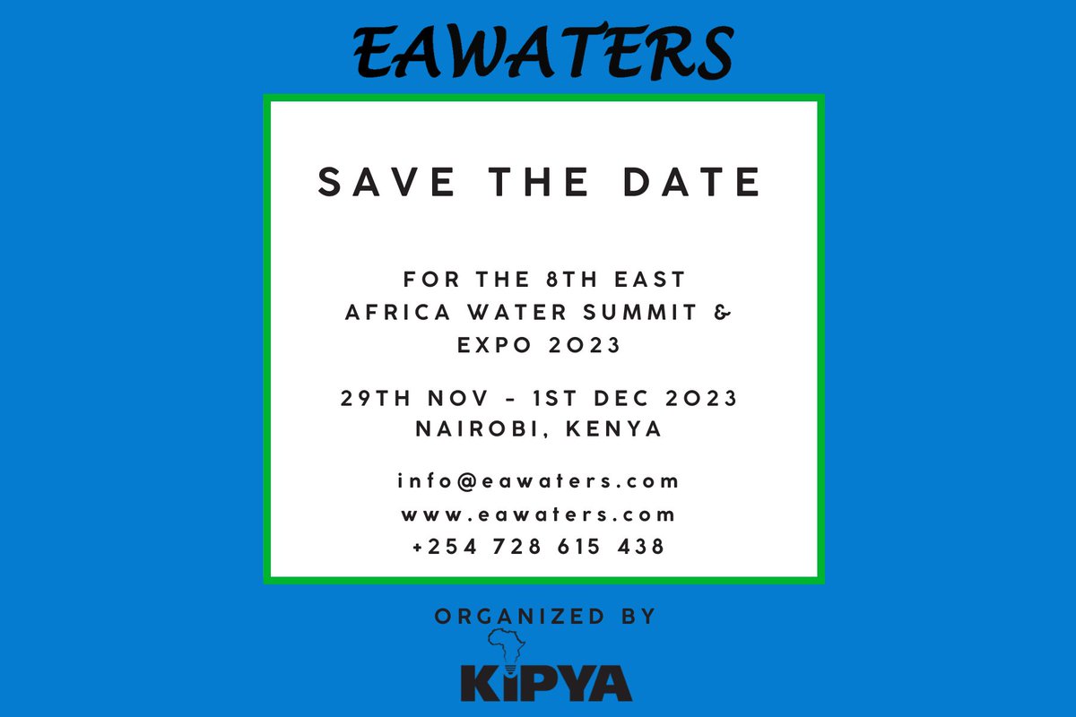 We stay committed to bringing the Water, Sanitation &amp; Irrigation stakeholders together from both public and private sectors and across the East Africa region to share good practices, deliberate on prevailing challenges, and formulate strategies to foster growth #WaterSummit