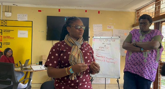 NathalieChiban1's tweet photo. Nous avons eu l’honneur de participer à la retraite annuelle d’@AfrikaYouthM à #Nairobi , les échanges ont portés sur l’orientation du mouvement pour un programme quinquennale de #AYM en Afrique et dans la diaspora 
#TrueAfrika #youthpower #youthexcel 
@aya_chebbi https://t.co/iyDTZMJEyV