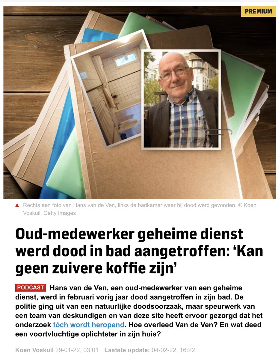 huig_plug's tweet photo. Hans van de Ven (oud-Hoofd Signaalanalyse Militaire Inlichtingendienst) zei dat er gesjoemeld was met de Baybasin-telefoontaps.
Hans overleed in 2021 onder verdachte omstandigheden in bad, zijn lichaam werd in januari 2022 opgegraven.
Hij demonstreerde voor vrijlating Baybasin! https://t.co/M3SkkB9XHj