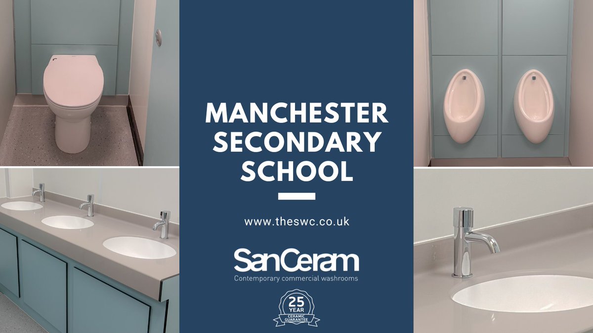 New #CaseStudy… We were delighted to supply the #sanitaryware products to <a href="/SJTBuilding/">SJT Building&Joinery</a> on their most recent project, a secondary #school in Manchester. See how our #SanCeram Chartham and Langley ranges met the brief theswc.co.uk/Latest-News-Ca…